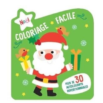 YOYO COLORIAGE FACILE NOËL - PÈRE NOËL