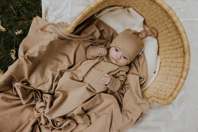 ZAK & ZOÉ DORMEUSE EN BAMBOU (0-6 MOIS) - BEIGE