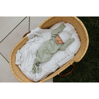 ZAK & ZOÉ DORMEUSE EN BAMBOU (0-6 MOIS) -  SAUGE