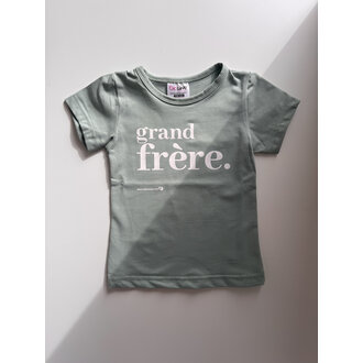 BE LOVE T-SHIRT GRAND FRÈRE - SAUGE