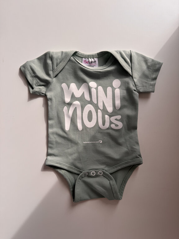 BE LOVE CACHE-COUCHE MINI NOUS - SAUGE