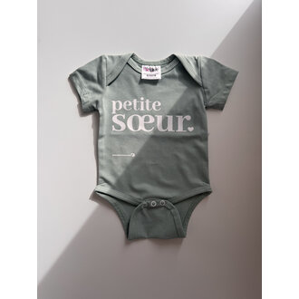 BE LOVE CACHE-COUCHE PETITE SOEUR - SAUGE