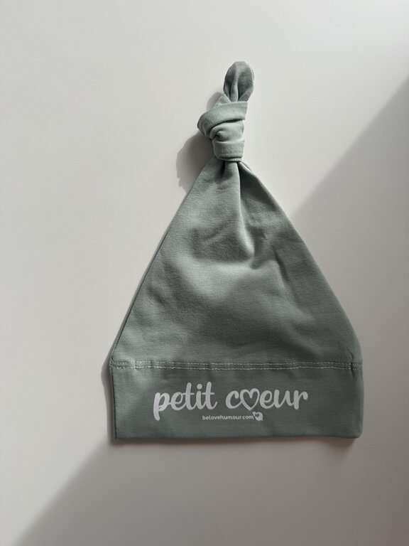 BE LOVE BONNET NOUVEAU-NÉ SAUGE