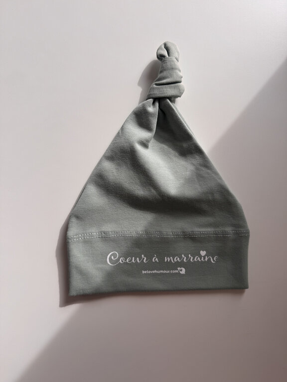 BE LOVE BONNET NOUVEAU-NÉ SAUGE