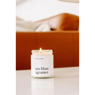 MARÉE CHANDELLE CHANDELLE DE SOYA 270 - PIN BLANC AGRUMES