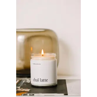 MARÉE CHANDELLE CHANDELLE DE SOYA 270 ML -  CHAÏ LATTÉ