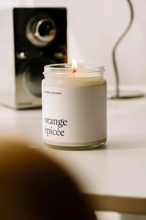 MARÉE CHANDELLE CHANDELLES DE SOYA 270 ML -  ORANGE ÉPICÉE