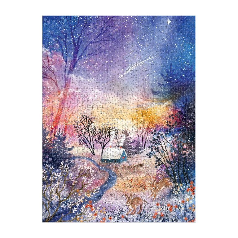 GALISON PUZZLE 1000 PCS - ENCHANTED SNOWFALL