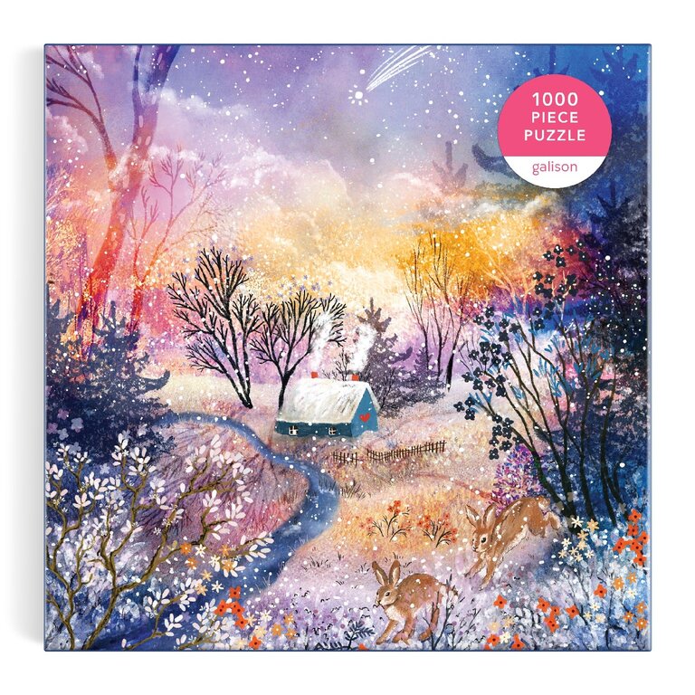 GALISON PUZZLE 1000 PCS - ENCHANTED SNOWFALL