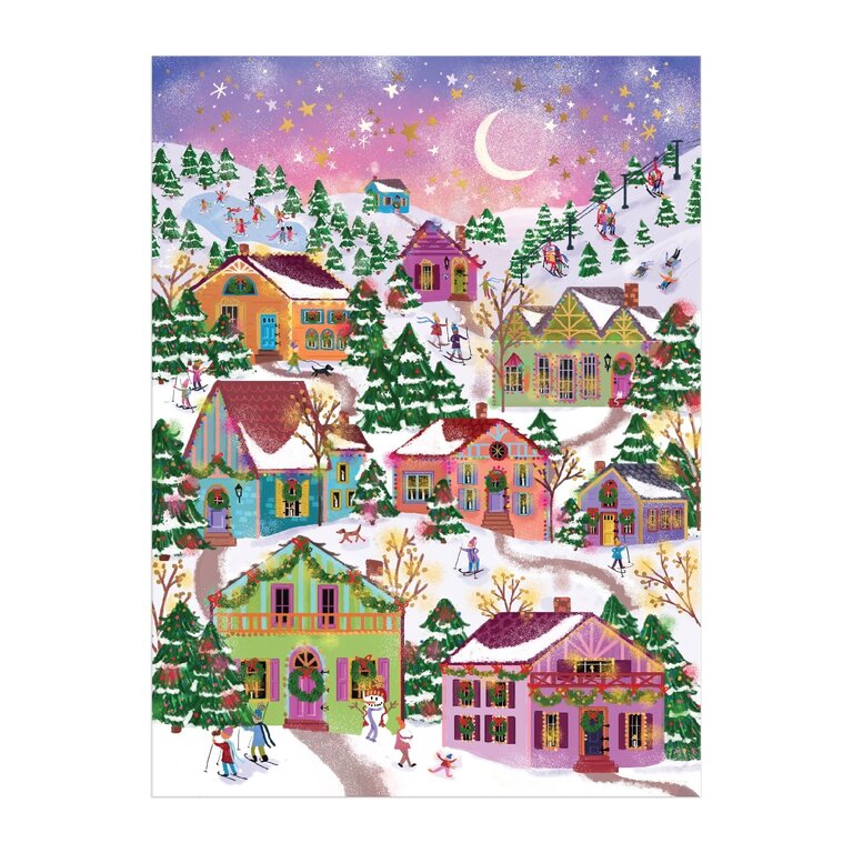 GALISON PUZZLE 1000 PCS - SNOWCAP VILLAGE