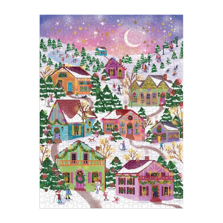 GALISON PUZZLE 1000 PCS - SNOWCAP VILLAGE