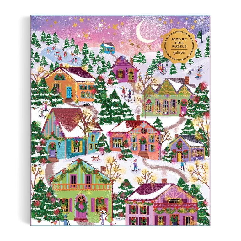 GALISON PUZZLE 1000 PCS - SNOWCAP VILLAGE