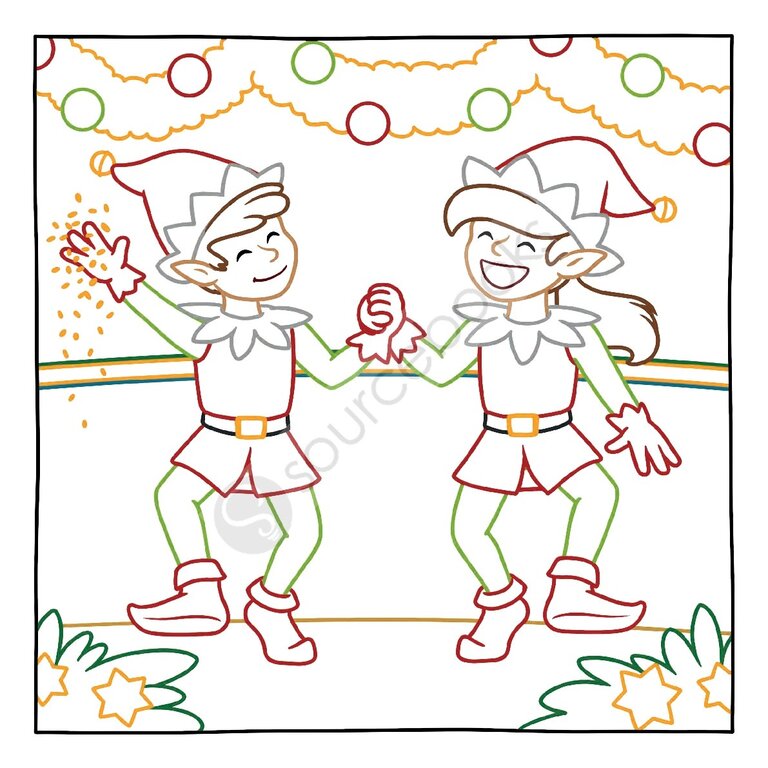 SOURCEBOOKS CAHIER À COLORIER MAGIQUE - MERRY CHRISTMAS