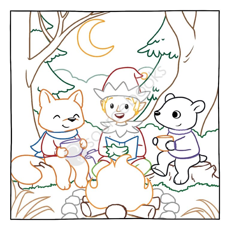 SOURCEBOOKS CAHIER À COLORIER MAGIQUE - MERRY CHRISTMAS