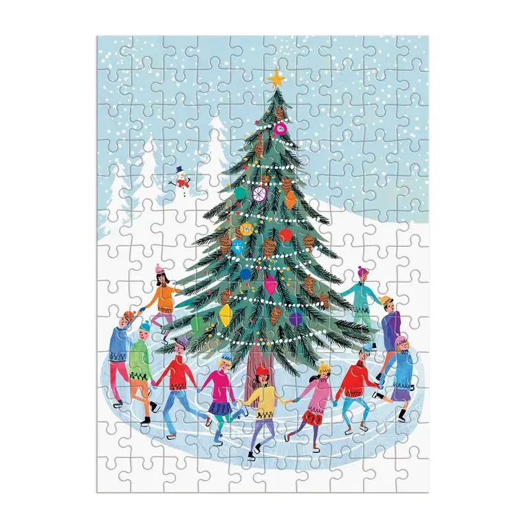GALISON ORNEMENT MINI PUZZLE 130 PCS - TREE SKATERS