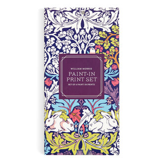 GALISON PAINT-IN CARD SET - WILLIAM MORRIS