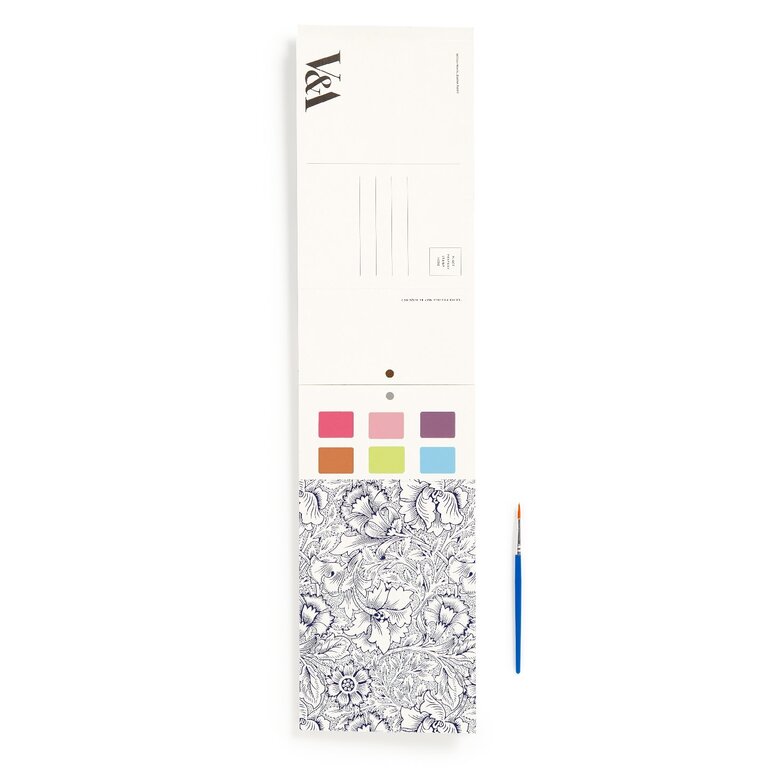 GALISON PAINT-IN CARD SET - WILLIAM MORRIS