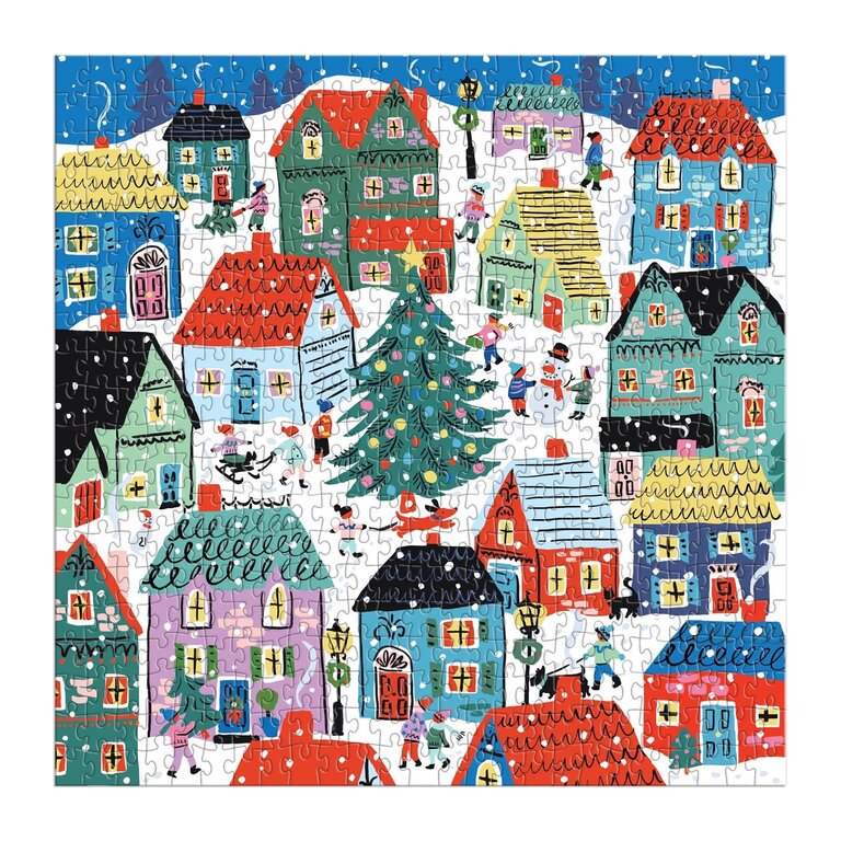 GALISON PUZZLE MAISON 500 PIÈCES - CHRISTMAS IN THE VILLAGE
