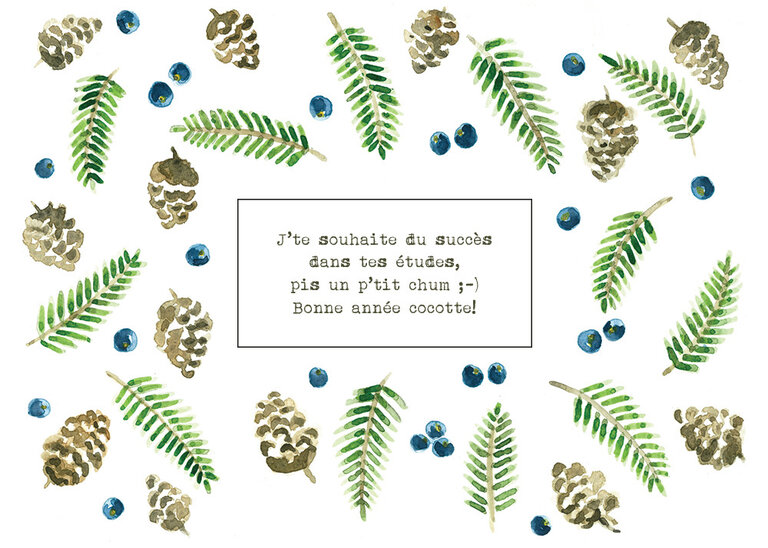 STÉPHANIE RENIÈRE CARTE DE SOUHAITS -  LENNOX 02