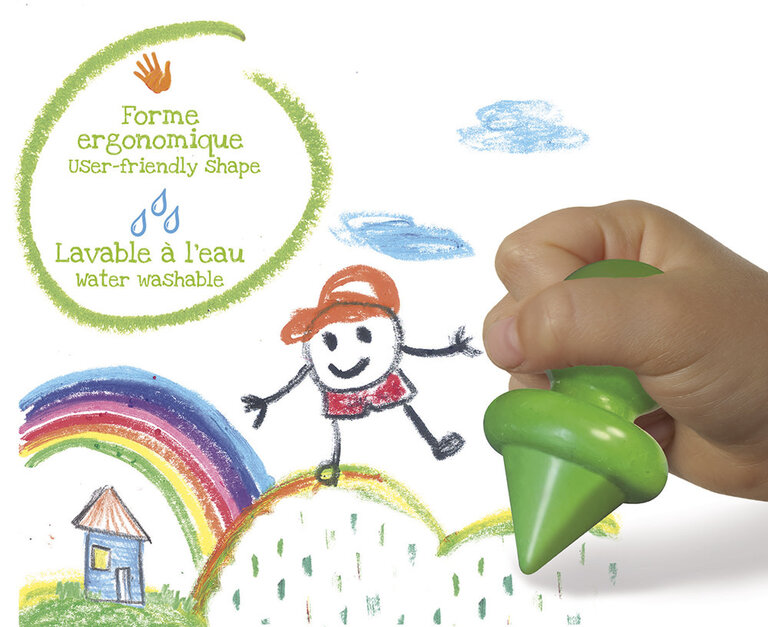 CREALIGN MES PREMIERS CRAYONS - ENSEMBLE DE 6