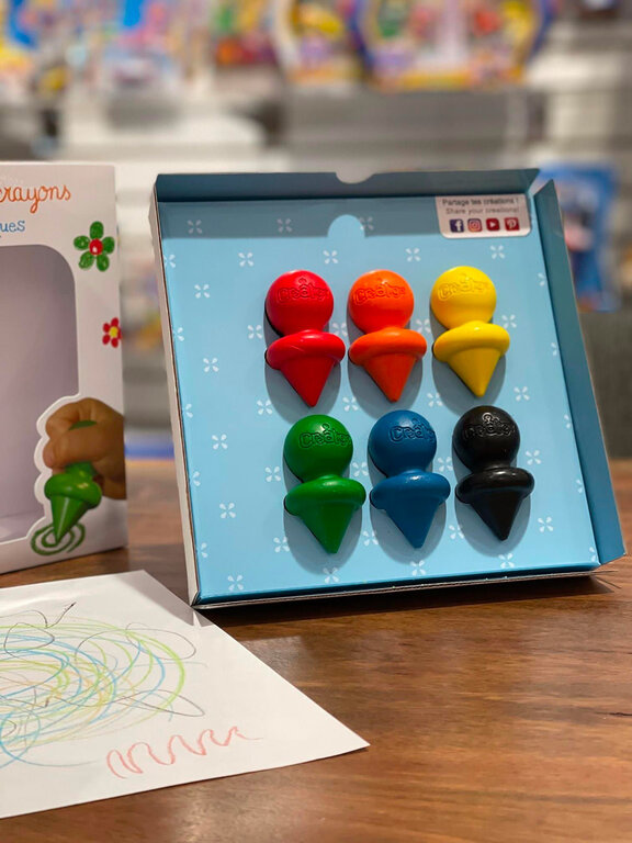 CREALIGN MES PREMIERS CRAYONS - ENSEMBLE DE 6