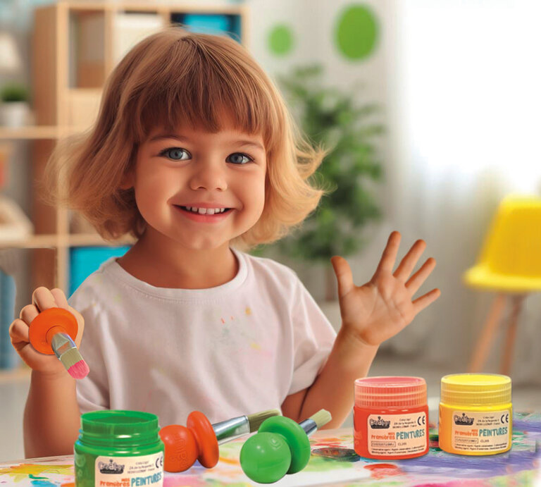 CREALIGN MES PREMIERS PINCEAUX - ENSEMBLE DE 4