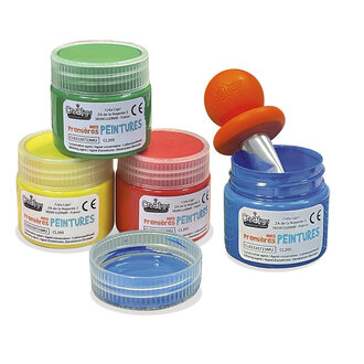 CREALIGN CREALIGN - MES PREMIÈRES PEINTURE ULTRA-LAVABLES  - 4 X 80ml