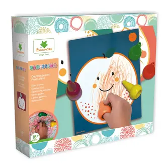SYCOMORE CRAYONS GÉANTS BABYSSIMO - FRUITS D'ÉTÉ