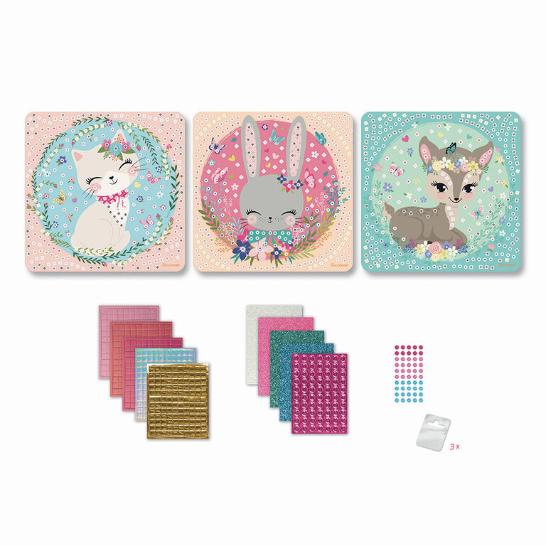 SYCOMORE MOSAÏQUES STICK'N FUN - ANIMAUX MIGNONS