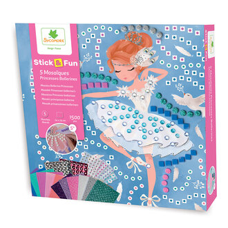 SYCOMORE SYCOMORE - MOSAÏQUES STICK'N FUN - PRINCESSES BALLERINES