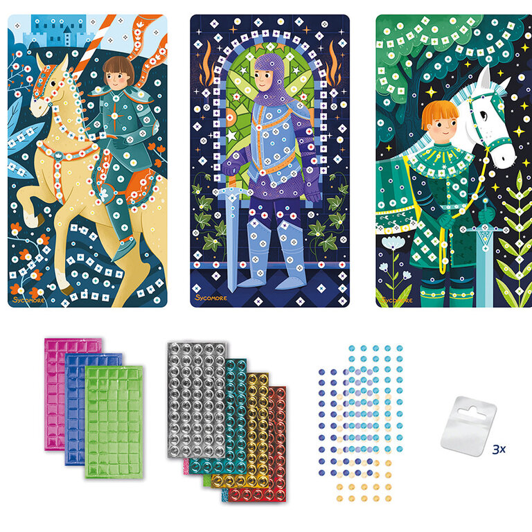 SYCOMORE MINI MOSAÏQUES STICK'N FUN - CHEVALIERS