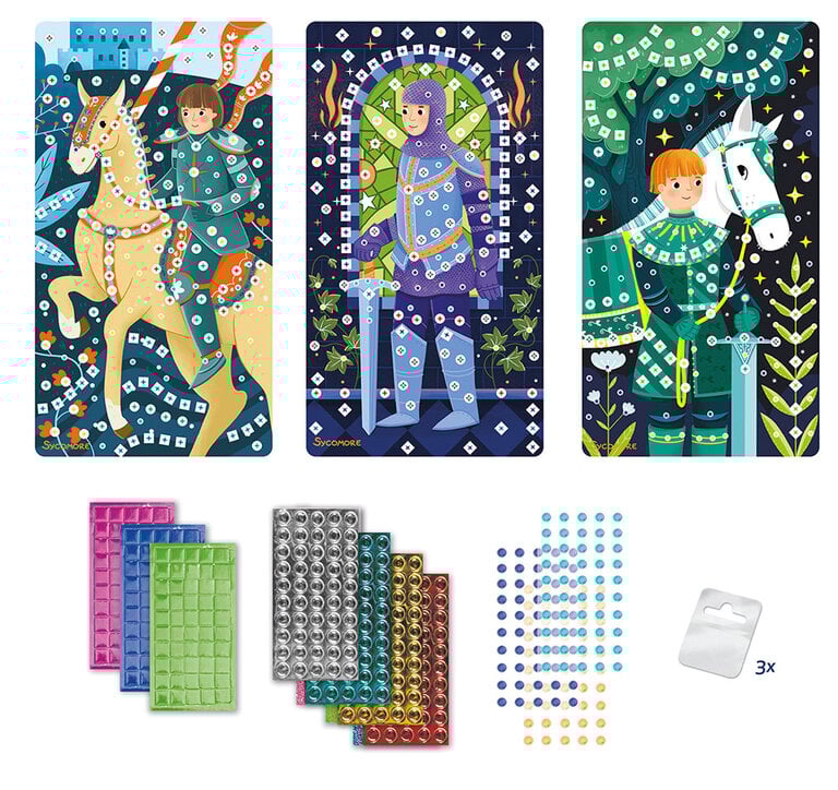 SYCOMORE MINI MOSAÏQUES STICK'N FUN - CHEVALIERS