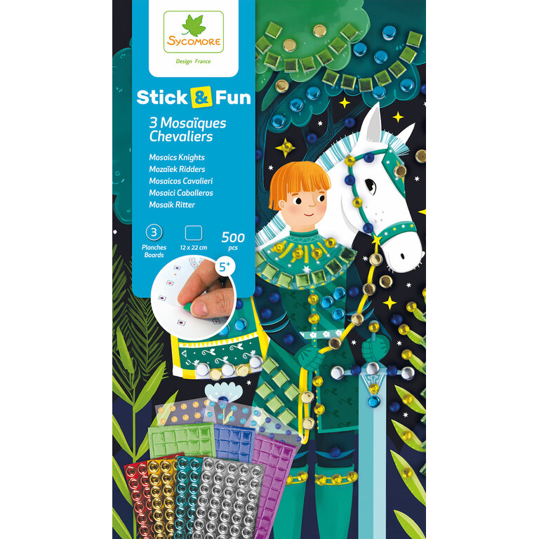 SYCOMORE MINI MOSAÏQUES STICK'N FUN - CHEVALIERS