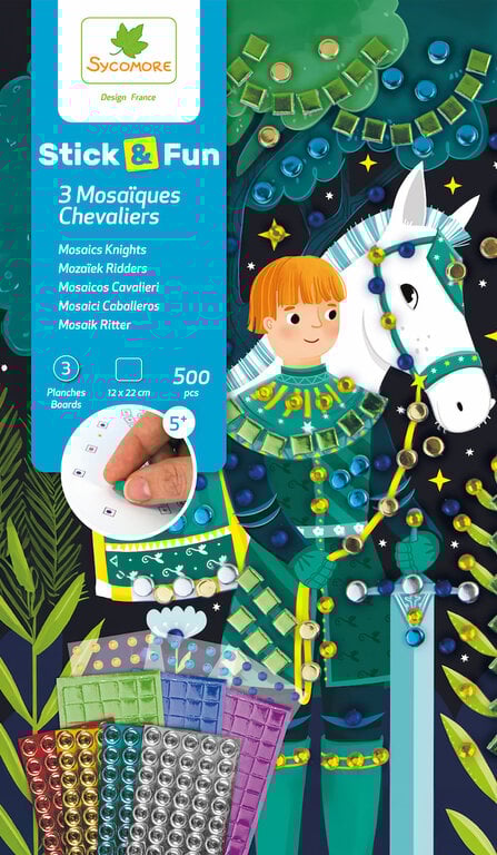 SYCOMORE MINI MOSAÏQUES STICK'N FUN - CHEVALIERS