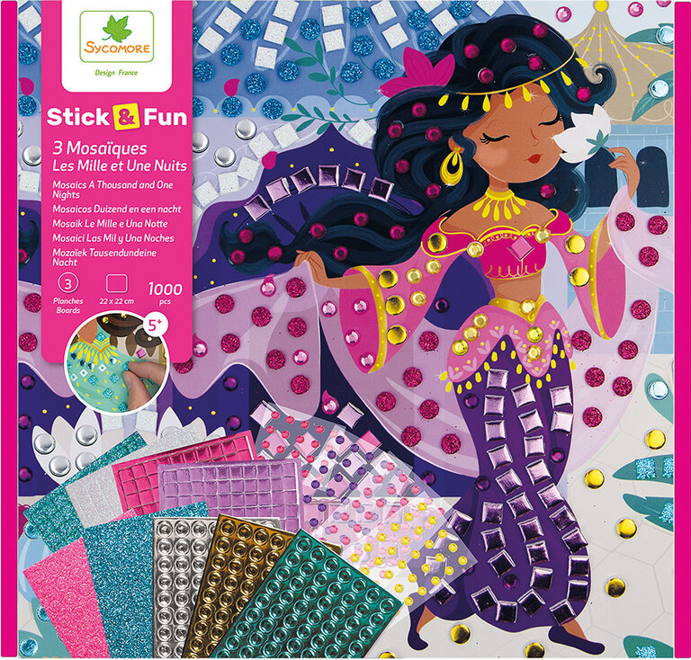 SYCOMORE MOSAÏQUES STICK'N FUN - LES MILLES ET UNE NUITS