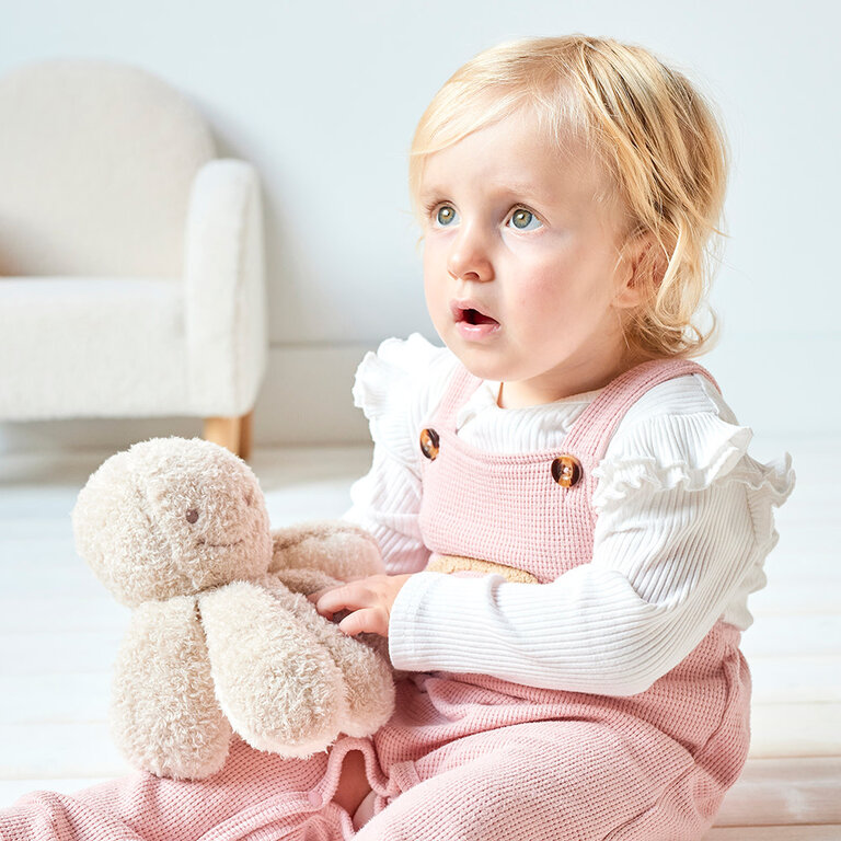 NATTOU PELUCHE HOCHET PIEUVRE TEDDY - BEIGE