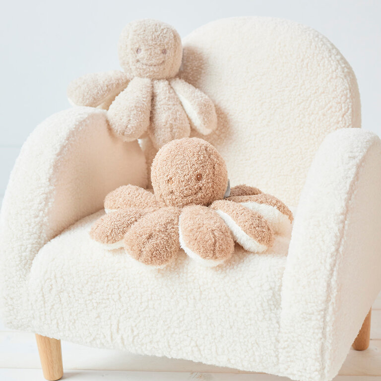 NATTOU PELUCHE HOCHET PIEUVRE TEDDY - BEIGE