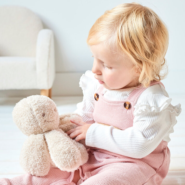 NATTOU PELUCHE HOCHET PIEUVRE TEDDY - BEIGE