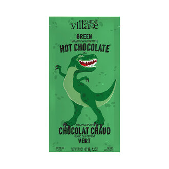 GOURMET VILLAGE CHOCOLAT CHAUD DINOSAURE - VERT