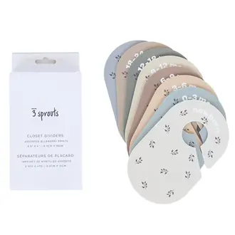 3 SPROUTS SÉPARATEURS DE PLACARD POUR BÉBÉS (0-24 MOIS) - MYRTILLE