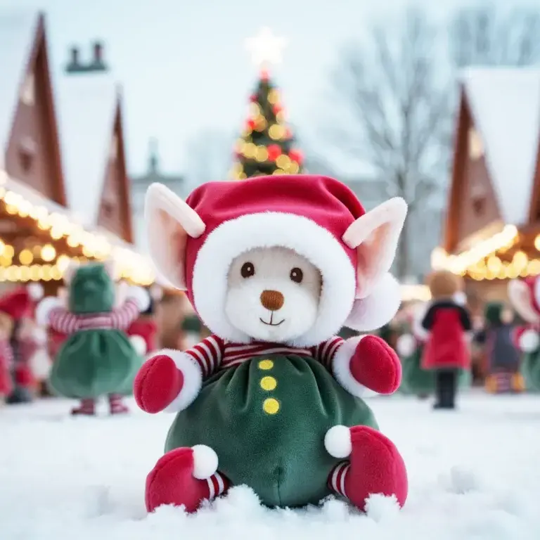 BUKOWSKI PELUCHE - ZIGGY LE LUTIN DU PÈRE NOËL - VERT