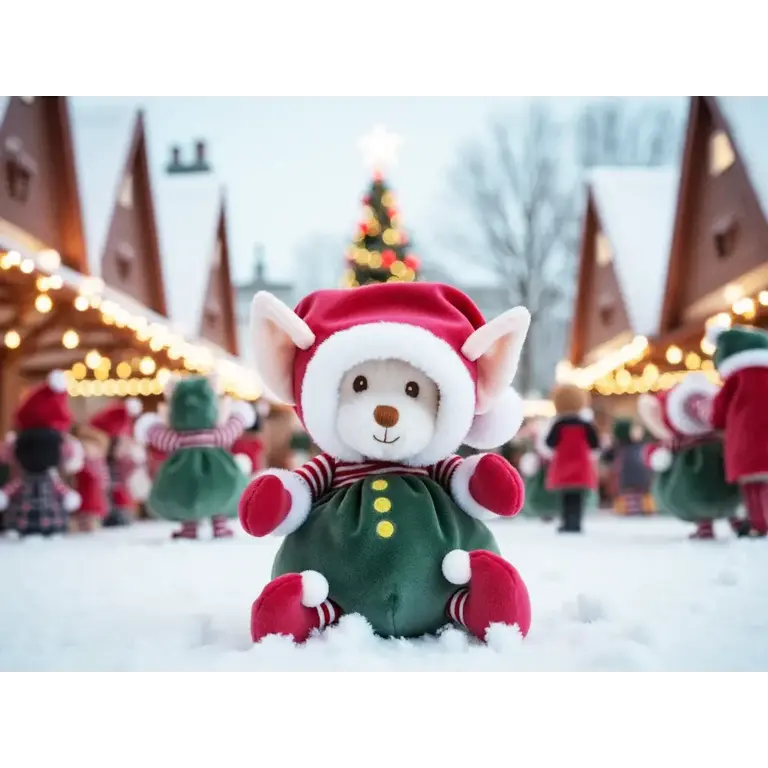 BUKOWSKI PELUCHE - ZIGGY LE LUTIN DU PÈRE NOËL - VERT
