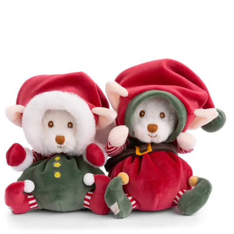 BUKOWSKI PELUCHE - ZIGGY LE LUTIN DU PÈRE NOËL - ROUGE