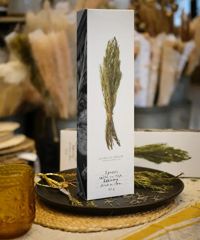 LA BELLE EXCUSE ROMARIN SÉCHÉE SUR TIGE