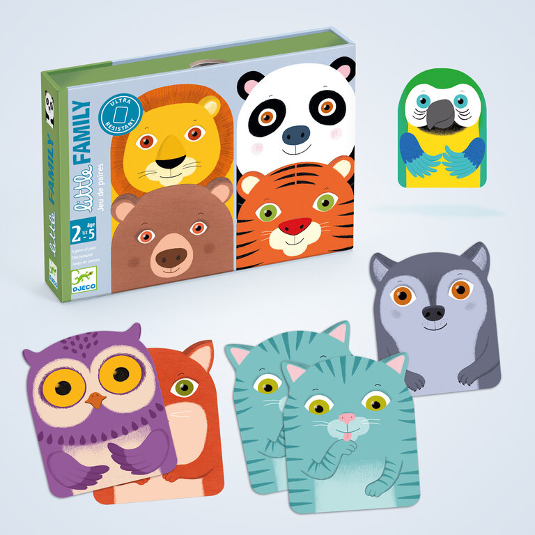 DJECO JEU DE CARTES - LITTLE FAMILY