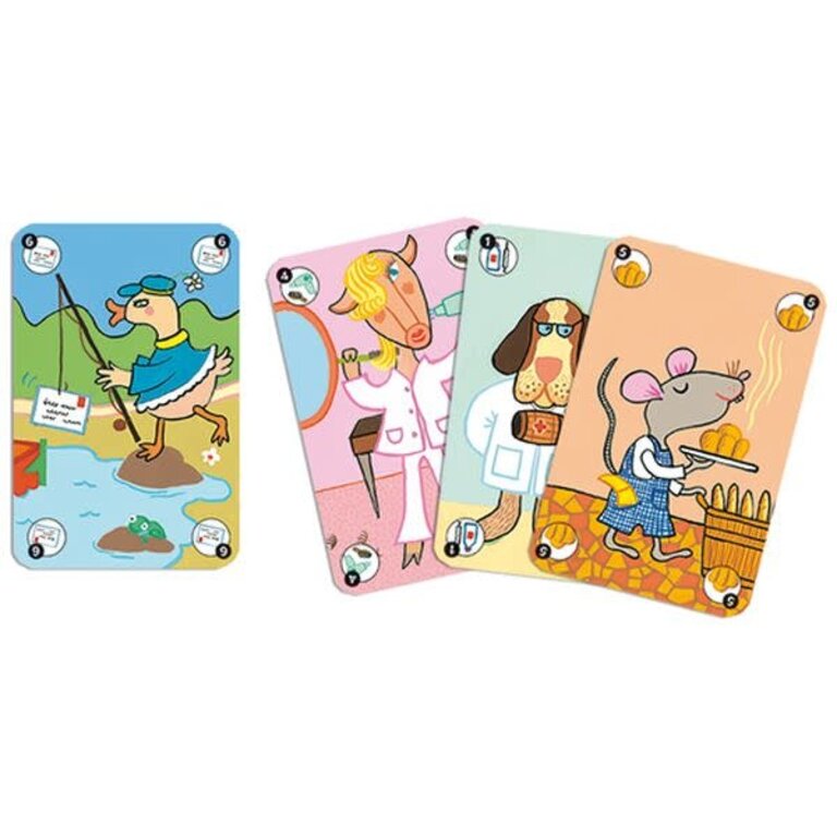 DJECO JEU DE CARTES - HAPPY FAMILY