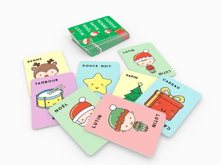 BLUE ORANGE JEU DE CARTES - CADEAU RENNE SAPIN NOEL LUTIN