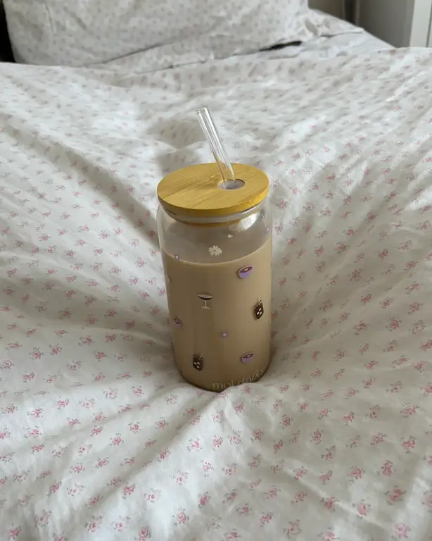 MOI D'ABORD TUMBLER EN VERRE - MOMENT CAFÉ