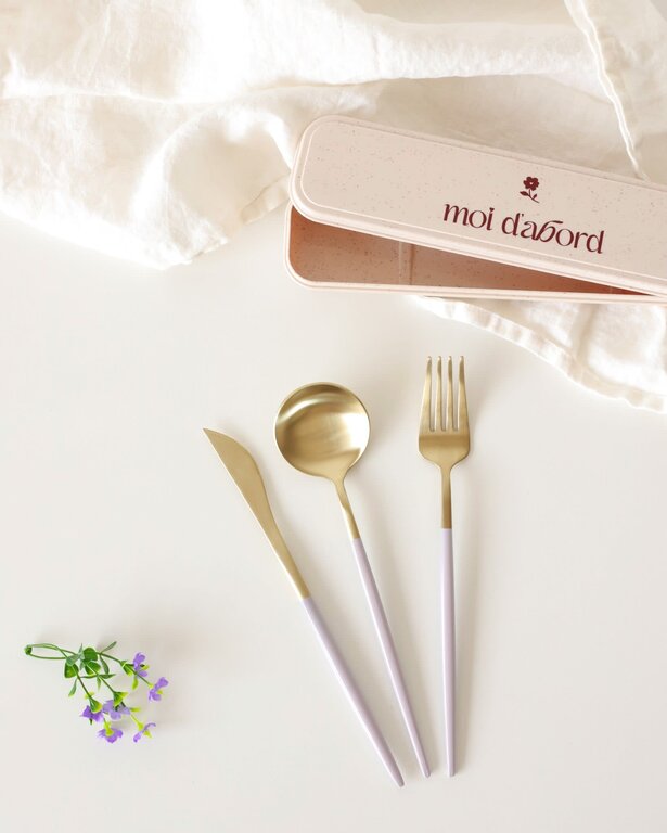 MOI D'ABORD ENSEMBLE D'USTENSILES POUR LE LUNCH