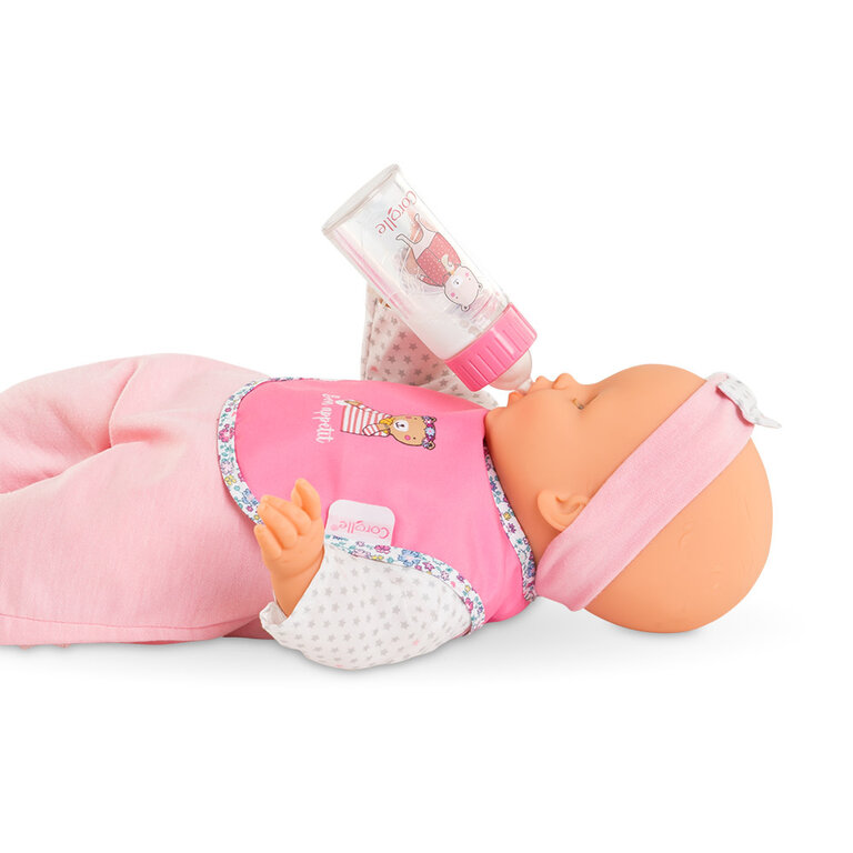 COROLLE ACCESSOIRES POUR POUPÉE - BAVOIR ET BIBERON MAGIQUE
